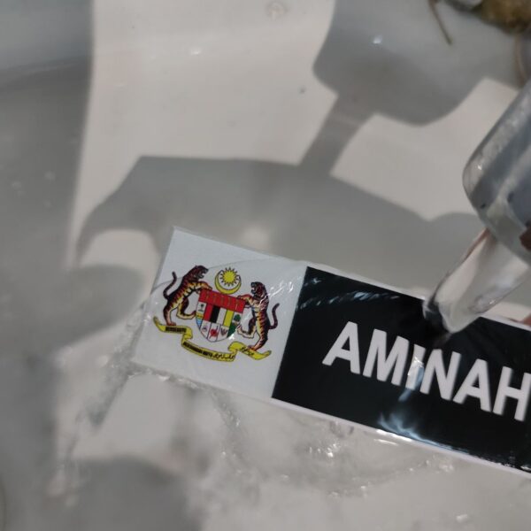Name Tag Jata Negara Premium – Magnet / Pin - Image 4