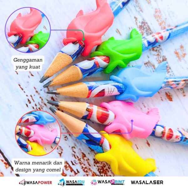 🐬 PENSEL HOLDER DOLPHIN – Bantu Anak Tulis dengan Betul Sejak Awal - Image 2