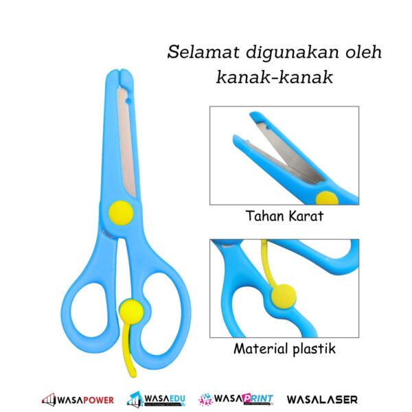Safety Scissor - Gunting Keselamatan Kanak-Kanak - Image 4