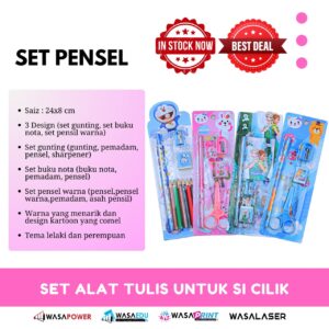 🖍️ Set Pensel Kartun (3 Pilihan)