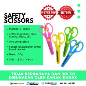 Safety Scissor - Gunting Keselamatan Kanak-Kanak