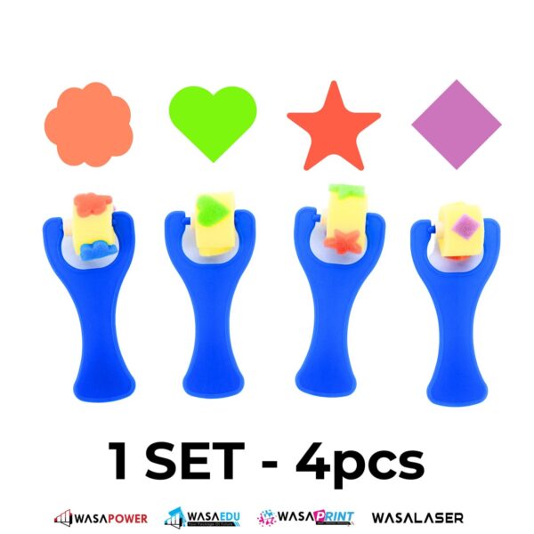 🎨 EVA ROLLER SPONGE – Set Roller Comel Untuk Aktiviti Melukis Anak - Image 2