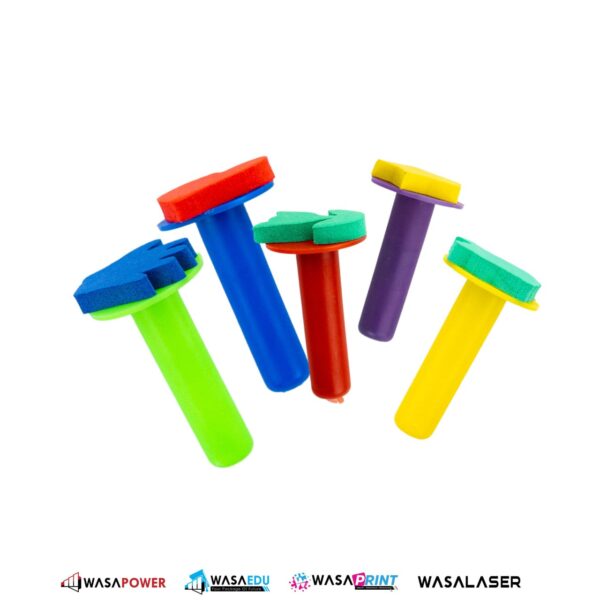 🖐️ EVA STAMP SPONGE – Set Cap Bentuk Comel Untuk Anak - Image 2