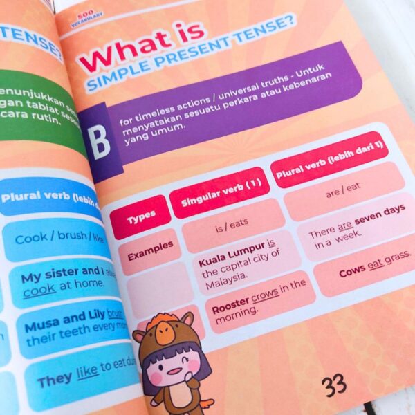 📚 500 Vocabulary: Buku Dwibahasa (BM & BI) untuk Umur 4–12 Tahun - Image 7