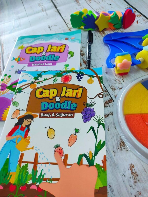 📘 Set Cap Jari & Doodle (2 Buku + Freegift Mengecop) - Image 7