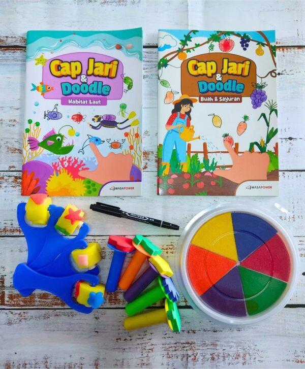 📘 Set Cap Jari & Doodle (2 Buku + Freegift Mengecop) - Image 9