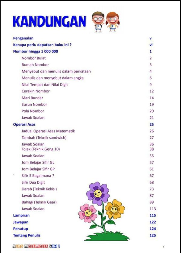 📘 Buku Asas Matematik Siri 1 (BAM 1) - Image 3