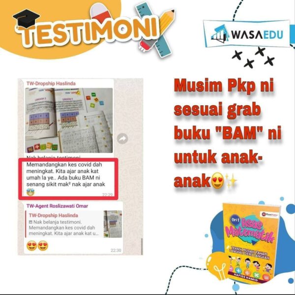 📘 Buku Asas Matematik Siri 1 (BAM 1) - Image 15