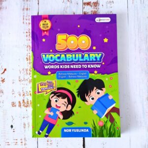 📚 500 Vocabulary: Buku Dwibahasa (BM & BI) untuk Umur 4–12 Tahun