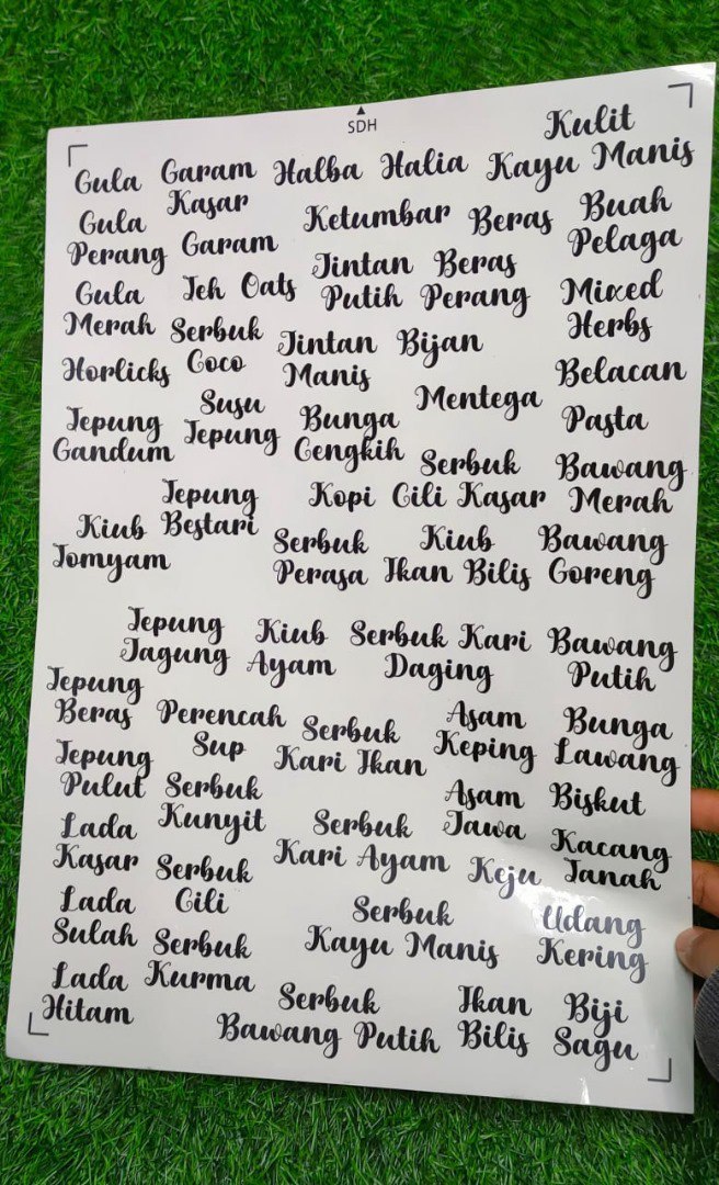 SDH - Sticker Dapur - Image 4