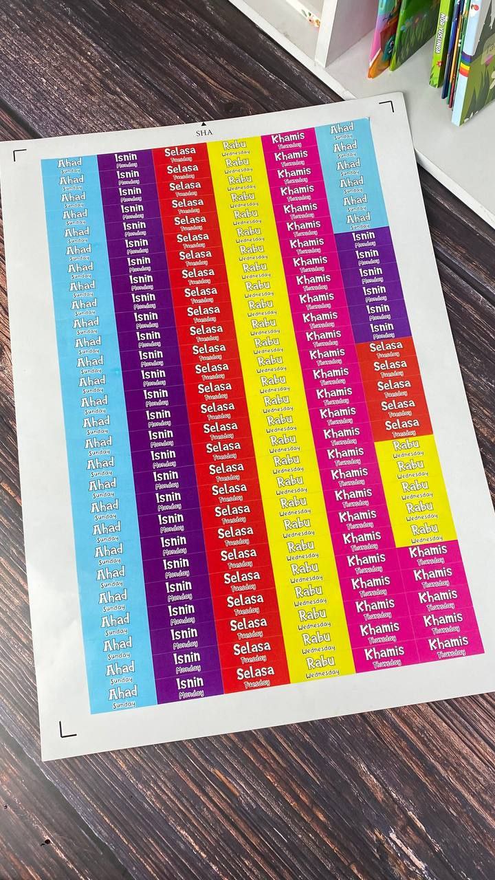 SHA - Sticker Hari A - Image 3